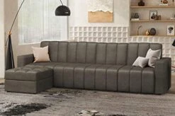 HONBAY Modular Sectional Sofa U Shaped Couch With Reversible Chaise Oversized Modular Sofa With Ottoman, Dark Grey -Best Furniture Store 41 DI4OczL. AC