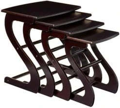 Frenchi Furniture Table, 4-PIECE, Dark Cherry 9 Frenchi Furniture Table, 4-PIECE, Dark Cherry -Best Furniture Store 41 fdF6UksL. AC