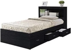 Pemberly Row Twin Captain Storage Bed With 3 Drawers In Black 19 Pemberly Row Twin Captain Storage Bed With 3 Drawers In Black -Best Furniture Store 41 ig8KFv8L. AC