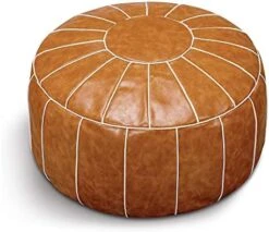 Bohepuffex Handmade Moroccan Pouf Foot Stool Round & Large Storage Cover Bohemian Style Ottoman An Exotic Décor For Living Room Bedroom Or Wedding Gifts Faux Leather Unstuffed Only Cover (color Block) 19 Bohepuffex Handmade Moroccan Pouf Foot Stool Round & Large Storage Cover Bohemian Style Ottoman An Exotic Décor For Living Room Bedroom Or Wedding Gifts Faux Leather Unstuffed Only Cover (color Block) -Best Furniture Store 410crFZFp2S. AC