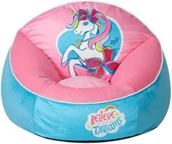 Idea Nuova Space JAM: A New Legacy Basketball Oversized Mink Bean Bag Chair, Ages 3+ -Best Furniture Store 410g5cK91gL. AC