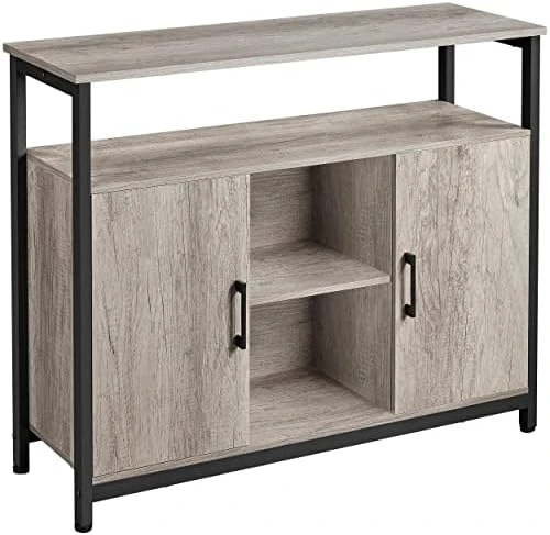 Yaheetech Sideboard, Kitchen Buffet Table, Storage Cabinet, Console Table With Two Doors And Adjustable Shelves For Kitchen Dining Living Room Entryway, Industrial Style 5 Yaheetech Sideboard, Kitchen Buffet Table, Storage Cabinet, Console Table With Two Doors And Adjustable Shelves For Kitchen Dining Living Room Entryway, Industrial Style - Image 5