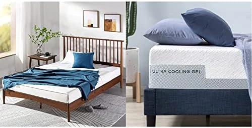 Linda Mid Century Wood Plat, Full & 12 Inch Ultra Cooling Gel Memory Foam Mattress/Cool-to-Touch Soft Knit Cover/Pressure Relieving/CertiPUR-US Certified/Bed-in-a-Box 10 Linda Mid Century Wood Plat, Full & 12 Inch Ultra Cooling Gel Memory Foam Mattress/Cool-to-Touch Soft Knit Cover/Pressure Relieving/CertiPUR-US Certified/Bed-in-a-Box - Image 10