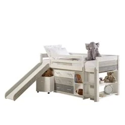 Donco Kids Loft, Single, Greys/White