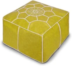 Bohepuffex Handmade Moroccan Pouf Foot Stool Round & Large Storage Cover Bohemian Style Ottoman An Exotic Décor For Living Room Bedroom Or Wedding Gifts Faux Leather Unstuffed Only Cover (color Block) 21 Bohepuffex Handmade Moroccan Pouf Foot Stool Round & Large Storage Cover Bohemian Style Ottoman An Exotic Décor For Living Room Bedroom Or Wedding Gifts Faux Leather Unstuffed Only Cover (color Block) -Best Furniture Store 411jNzN97OL. AC