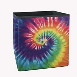 AFPANQZ Colored Tie Dye Large Sized Storage Baskets Collapsible Convenient Home Organizer Containers For Clothes Kids Toys Baby Clothing Nersury Hamper 13x13x13 Save Place Basket -Best Furniture Store 411uPZPKtWL. AC