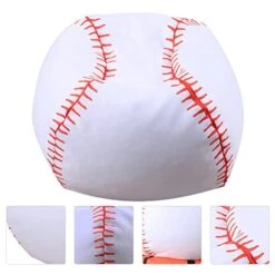 LUOZZY Household Stuffed Toys Storage Bag Plush Toys Bag Baseball Appearance Storage Bag (26 Inch) -Best Furniture Store 411uoZeNT2L