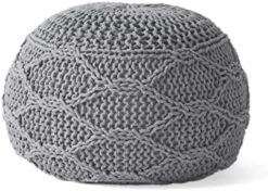 Christopher Knight Home Morven Pouf, Ivory 8 Christopher Knight Home Morven Pouf, Ivory -Best Furniture Store 412QOiKbJWL. AC