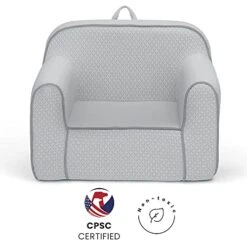 Delta Children IComfort Memory Foam Chair For Kids For Ages 18 Months And Up, Grey -Best Furniture Store 412jq2nrkBS