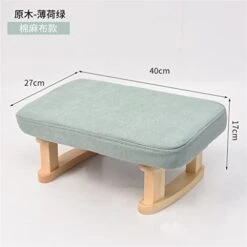 DLOETT Sofa Foot Pedal, Single Foot Stool, Office Foot Pedal Artifact (Color : Black, Size : 1)