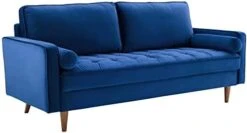 Modway Valour Performance Velvet Upholstered Tufted Sofa, Mint -Best Furniture Store 412yi55IVUL. AC