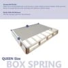 4-Inch Low Profile Wood Traditional Boxspring/Foundation, Queen, 7