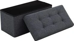 Ornavo Home Foldable Tufted Linen Large Storage Ottoman Bench Foot Rest Stool/Seat - 15" X 30" X 15" (Beige) 12 Ornavo Home Foldable Tufted Linen Large Storage Ottoman Bench Foot Rest Stool/Seat - 15" X 30" X 15" (Beige) -Best Furniture Store 413g8yw6eRL. AC