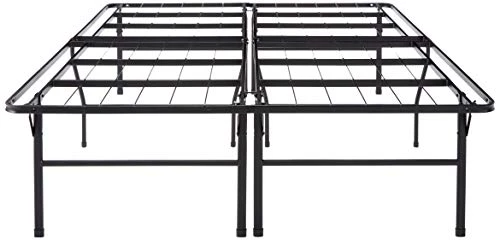 18 Inch Metal Platform Beds W/Heavy Duty Steel Slat Mattress Foundation (No Box Spring Needed), Queen, Black 2 18 Inch Metal Platform Beds W/Heavy Duty Steel Slat Mattress Foundation (No Box Spring Needed), Queen, Black - Image 2