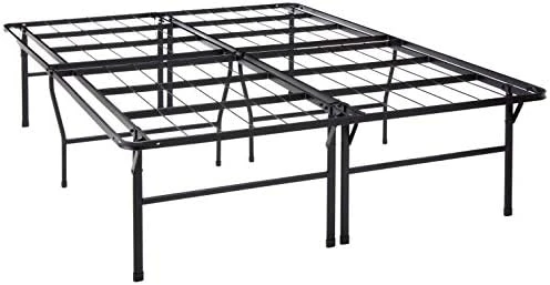 18 Inch Metal Platform Beds W/Heavy Duty Steel Slat Mattress Foundation (No Box Spring Needed), Queen, Black 5 18 Inch Metal Platform Beds W/Heavy Duty Steel Slat Mattress Foundation (No Box Spring Needed), Queen, Black - Image 5