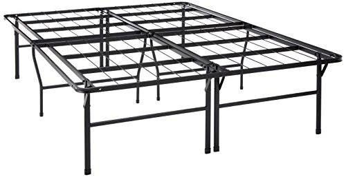 18 Inch Metal Platform Beds W/Heavy Duty Steel Slat Mattress Foundation (No Box Spring Needed), Queen, Black 1 18 Inch Metal Platform Beds W/Heavy Duty Steel Slat Mattress Foundation (No Box Spring Needed), Queen, Black