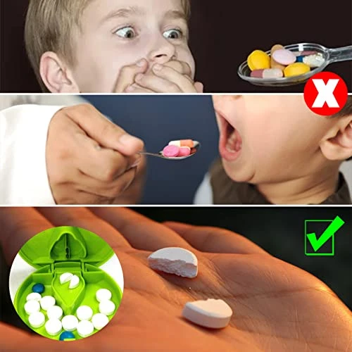 TEEGUI Bolus Cutters For Small Or Large Bolus Dispenser Medicine Slicer Bolus Separator With Sharp Blades Condiment Cups With Lids (Pink, One Size) 4 TEEGUI Bolus Cutters For Small Or Large Bolus Dispenser Medicine Slicer Bolus Separator With Sharp Blades Condiment Cups With Lids (Pink, One Size) - Image 4