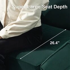 Belffin Modular Large Sectional Sofa With Storage Seat Oversized U Shaped Couch With Reversible Chaise Modular Sofa Set With Ottoman Velvet Green 13 Belffin Modular Large Sectional Sofa With Storage Seat Oversized U Shaped Couch With Reversible Chaise Modular Sofa Set With Ottoman Velvet Green -Best Furniture Store 414XKT0fbVL