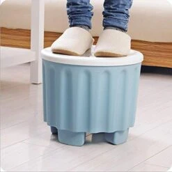 DOUBAO Plastic Storage Stool Multi-Function Overlay Storage Stool Fashion Creative Adult Stool Furniture (Color : D) 14 DOUBAO Plastic Storage Stool Multi-Function Overlay Storage Stool Fashion Creative Adult Stool Furniture (Color : D) -Best Furniture Store 414wur3DNUL