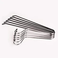 8 Pack Blanket Hangers Heavy Duty Black Vinyl Coated Nonslip - Great For Quilts, Comforters, Table Cloths, Towels, Sleeping Bags,Drapery And Bedspreads -Best Furniture Store 4159pQ7nyxL