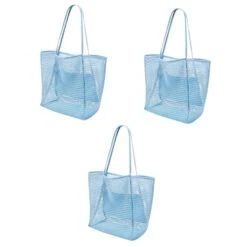 Anneome 2pcs Mesh Cutout Bag Travel Sling Bag For Women Beach Tote Bag Womens Beach Bag Large Sling Bag For