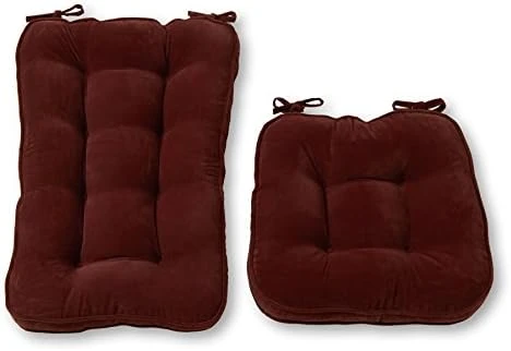 Greendale Home Fashions Hyatt Jumbo Rocking Chair Cushion, 2 Piece Set, Beige 8 Greendale Home Fashions Hyatt Jumbo Rocking Chair Cushion, 2 Piece Set, Beige - Image 8