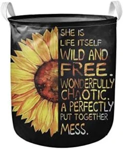 ORGYPET Collapsible Laundry Hamper, Black Round Laundry Basket, Large Storage Bin For Nursery Hamper And Kids Room (Cute Sloth) 23 ORGYPET Collapsible Laundry Hamper, Black Round Laundry Basket, Large Storage Bin For Nursery Hamper And Kids Room (Cute Sloth) -Best Furniture Store 415r60sM19L. AC