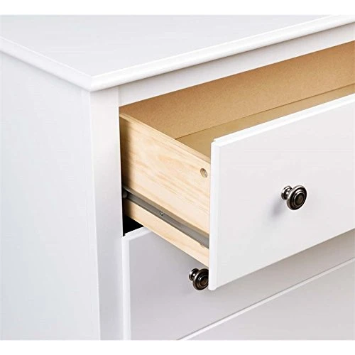 Atlin Designs 1 Drawer Tall Nightstand In White 3 Atlin Designs 1 Drawer Tall Nightstand In White - Image 3