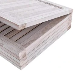 6 Panel Wood Room Divider, 5.6 Ft Tall Oriental Folding Freestanding Partition Privicy Room Dividers Screen For Home, Office, Restaurant, Bedroom (White) -Best Furniture Store 416UWujI0dL