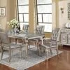 Coaster Home Furnishings Danette Rectangular Dining Table With Leaf Metallic Platinum 106471