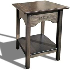 Peaceful Classics 2-Tier Side Table - Living Room Tables, Living Room Furniture, End Table And Night Stands For Bedside, Bedroom Side Table, Small End Tables With Shelf For Storage And Décor, (Mocha) 6 Peaceful Classics 2-Tier Side Table - Living Room Tables, Living Room Furniture, End Table And Night Stands For Bedside, Bedroom Side Table, Small End Tables With Shelf For Storage And Décor, (Mocha) -Best Furniture Store 416u0YQwE L. AC
