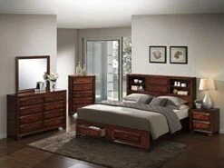 Asger Wood Room Set, Queen Storage Bed, Dresser, Mirror, Night Stand, Chest 15 Asger Wood Room Set, Queen Storage Bed, Dresser, Mirror, Night Stand, Chest -Best Furniture Store 417EbmQlZEL. AC 1