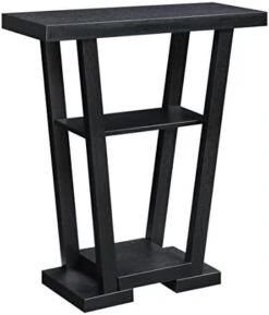 Convenience Concepts Newport V Console, Black -Best Furniture Store 417Gcb47gL. AC