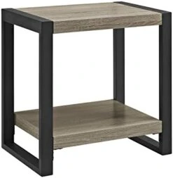 Walker Edison Industrial Wood End Side Accent Table Living Room Entryway Kitchen Dining Room Console Living Room, 24 Inch, Charcoal 9 Walker Edison Industrial Wood End Side Accent Table Living Room Entryway Kitchen Dining Room Console Living Room, 24 Inch, Charcoal -Best Furniture Store 417IZPBUkfL. AC