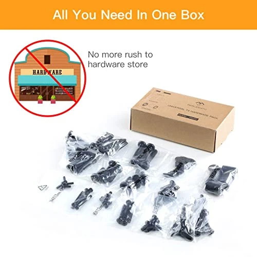 Universal TV Mounting Hardware Kit Fits Most TVs Up To 80 Inches, VESA Wall Mount M4, M5, M6, M8 Screws, Spacers And Washers, Works With Most TV/Monitor Mounts, PGUHP2, Black 4 Universal TV Mounting Hardware Kit Fits Most TVs Up To 80 Inches, VESA Wall Mount M4, M5, M6, M8 Screws, Spacers And Washers, Works With Most TV/Monitor Mounts, PGUHP2, Black - Image 4