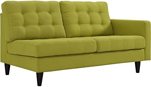 Modway Empress Mid-Century Modern Upholstered Fabric Side Armless Lounge Accent Chair Azure 15 Modway Empress Mid-Century Modern Upholstered Fabric Side Armless Lounge Accent Chair Azure - Image 15