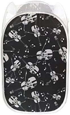 Frestree Pop-up Laundry Hamper - Halloween Decoration Pumpkin Ghost Print Laundry Basket Easy To Open Baby Nursery Hamper Bedroom Bathroom Clothes Washing Bin Lightweight Travel Basket Large Bag -Best Furniture Store 418pbPzsvhL. AC