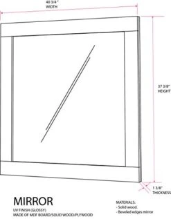 – Madison 6-Piece Queen Size Black Bedroom Set. Bed, Dresser, Mirror, Chest & 2 Nightstands -Best Furniture Store 4193eexaZhL