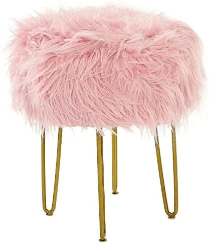 CRITTER SITTERS 19-in.-Seat Height Plush Gray Pouf Ottoman With 4 Spindle Legs - Furniture For Nursery, Bedroom, Playroom, And Living Room Decor 10 CRITTER SITTERS 19-in.-Seat Height Plush Gray Pouf Ottoman With 4 Spindle Legs - Furniture For Nursery, Bedroom, Playroom, And Living Room Decor - Image 10