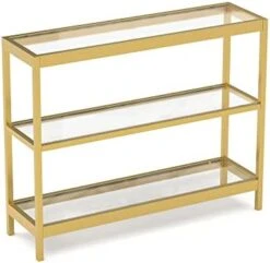 Evajoy Console Table, 55" Entryway Table With 3 Tiers, Open Glass Sofa Table For Living Room, Foyer, Entryway, Bedroom, Hallway 16 Evajoy Console Table, 55" Entryway Table With 3 Tiers, Open Glass Sofa Table For Living Room, Foyer, Entryway, Bedroom, Hallway -Best Furniture Store 419WXJbloAL. AC