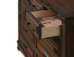 Broval 179 Light Espresso Finish King Storage Bed, Dresser, Mirror, Night Stand Wood Bed Room Set -Best Furniture Store 419XZWhjZFL