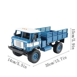 HEBXMF Remote Control Car, 2.4G High-Speed Off-Road RC Vehicle, 4WD Simulation Transport Truck Toy, All-Terrain Climbing RC Buggy, Electric Model Toy Car, Children's Gift -Best Furniture Store 419b914zcKL