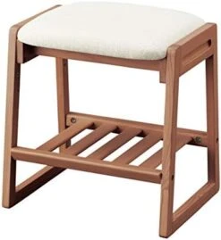 Koizumi Study Desk FLC-802MOGY Study Chair, Natural, W 19.1 X D 15.7 X H 20.5 Inches (48.5 X 40 X 52 Cm), Faris Stool MO, Gray -Best Furniture Store 419dYVRZ27L. AC