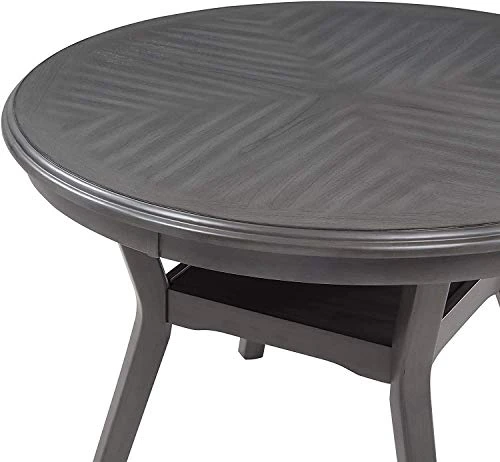 New Classic Furniture Amy 5-Piece Dining Table Set, Gray 3 New Classic Furniture Amy 5-Piece Dining Table Set, Gray - Image 3