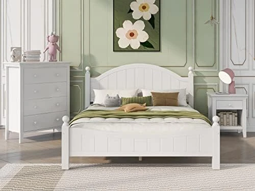 5 Piece Bedroom Set,Bedroom Furniture Set With King Size Wood Platform Bed,Dresser With Mirror And Nightstand*2 for Kids/Teens/Adults Bedroom(Champagne Silver) 11 5 Piece Bedroom Set,Bedroom Furniture Set With King Size Wood Platform Bed,Dresser With Mirror And Nightstand*2 for Kids/Teens/Adults Bedroom(Champagne Silver) - Image 11