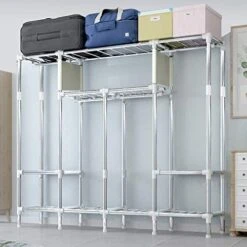 N/A Non Woven Textile Storage Box Wardrobe Storage Storage Device, Portable Wardrobe, Drying Rack, Foldable, Cloakroom, Bedroom, Study 9 N/A Non Woven Textile Storage Box Wardrobe Storage Storage Device, Portable Wardrobe, Drying Rack, Foldable, Cloakroom, Bedroom, Study -Best Furniture Store 419i5aEayJL