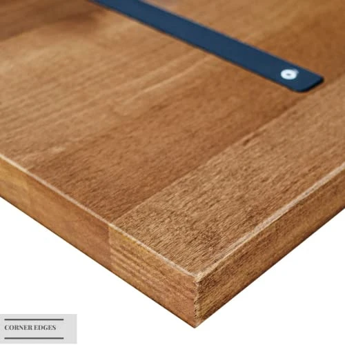 Lovendo | Handmade | Solid Wood Table Top | Butcher Block Counter Top | 24‘‘ X 23.6 ‘‘ Inch | Thickness 1.18'' | Matte Finish 3 Lovendo | Handmade | Solid Wood Table Top | Butcher Block Counter Top | 24‘‘ X 23.6 ‘‘ Inch | Thickness 1.18'' | Matte Finish - Image 3