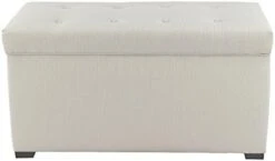 Angela Collection Button Tufted Upholstered Lift Top Medium Sized Bedroom Chest Storage Trunk, HJM100 Series, Sea Mist 16 Angela Collection Button Tufted Upholstered Lift Top Medium Sized Bedroom Chest Storage Trunk, HJM100 Series, Sea Mist -Best Furniture Store 419xjmct8jL. AC