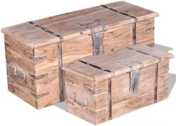 Brown Storage Chest Solid Wood Lockable Storage Cabinet Home Organizer Wooden Storage Box For Hallway,Entryway,Bedroom Home 35.4"x15.7"x15.7" -Best Furniture Store 41A4cvyE L. AC 1