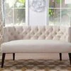 Jennifer Taylor Home Celine Settee, Sky Neutral